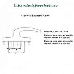 Cremona Manilla Leonard Junior rf. 2100 Teyco recorrido