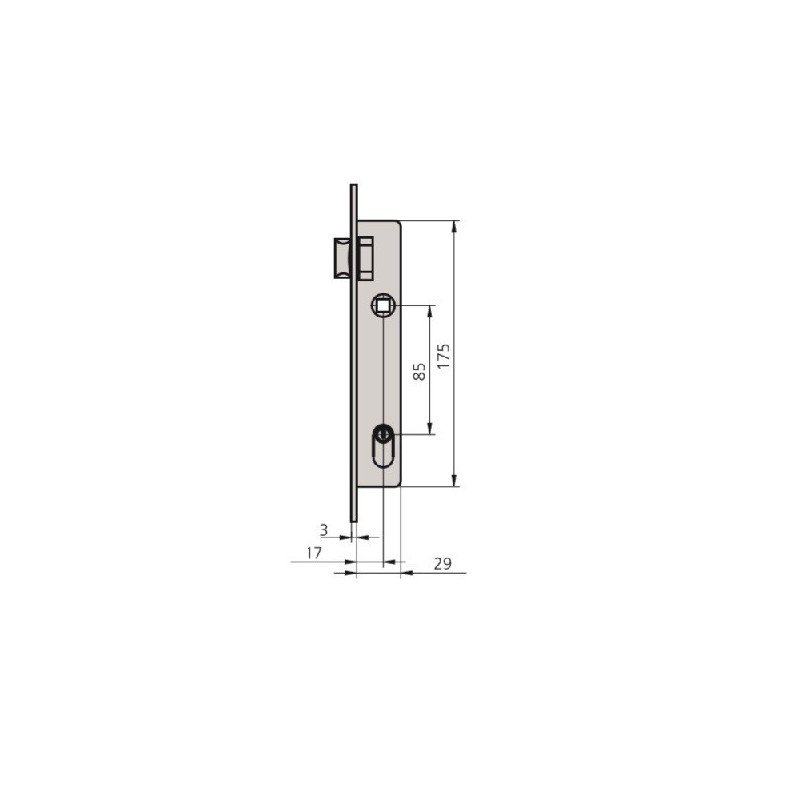 Cerradura Cvl 1975/0 – Robusta Y Fácil De Usar, Apta Para Interiores Y Exteriores