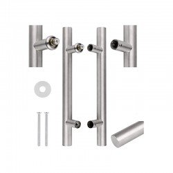 Tirador Doble Acero Inox Redondo 600 mm
