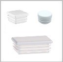 CONTERAS Y TAPONES BLANCOS